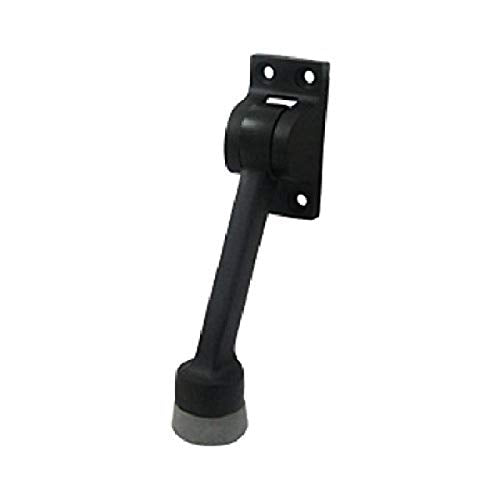 Deltana DHK4U19 Solid Brass 4-Inch Kick Down Holder - color: Paint Black