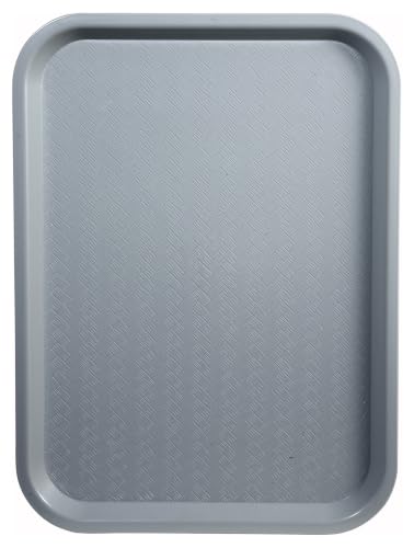 Winco Fast Food Tray, 12 by 16-Inch, Gray,Medium - color: Gray, size: 12" x 16"