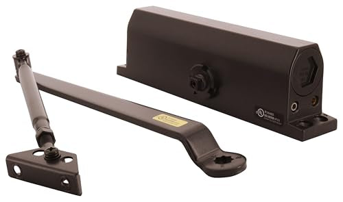 CRL DC55 Bronze Finish Size 5 Surface Mount Door Closer