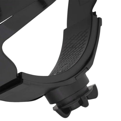 Sellstrom DP4 Face Shield - Lightweight Mask with High Impact Crown & Ratchet Headgear for Work, Grinding, Plasma/Flame Cutting - ANSI Z87.1 - Clear Anti Fog Polycarbonate Window - UV/IR Flip Up Visor - style: Shade 6 Infrared Visor W/ Chinguard