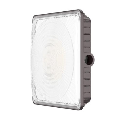 Glitgate Canopy Light with Motion Sensor, 100W/80W/60W Switchable 5000K - size: 1 Pack