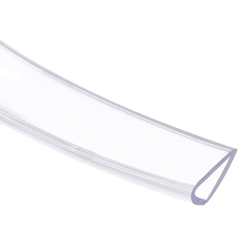 uxcell Clear Edge Trim 9.8Ft U Channel Edges Guards Fits 25/32"-13/16" - size: 9.8Ft x 1" x 9/16", Fits 25/32"-13/16"