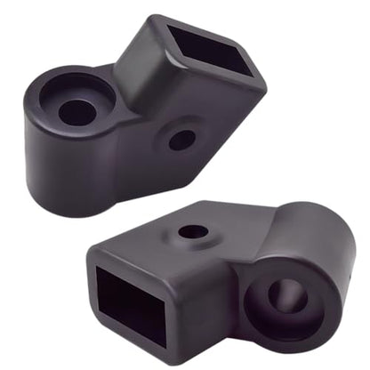 2Pcs Shopping Cart Wheel Coupling,Black,Deformation Resistance