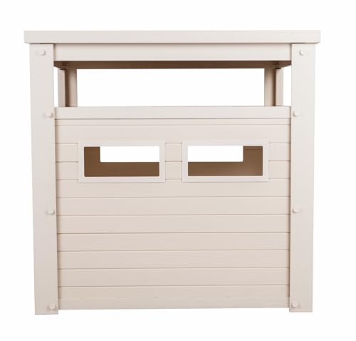 New Age Pet® ECOFLEX® Litter Loo® Enclosure, Jumbo, Antique White - color: Antique White, size: Jumbo