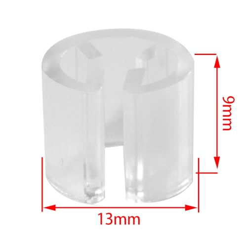 100pcs 3.5mm Plastic Clothes Hangers - Blank Marker for Retail, Laundry & Closet Organization (Bulk Set, Color Coding), Clear - color: Clear