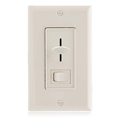 Maxxima LED Dimmer Electrical Light Switch, Almond, 3-Way/Single Pole Use - color: Almond