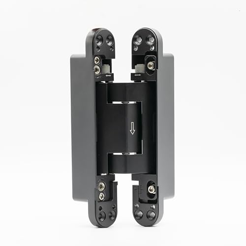 Self-Closing Hidden Hinge – Heavy-Duty Metal, Durable, Concealed Design, Supports Commercial & Residential Doors, Suitable for Interior & Exterior Use (1)