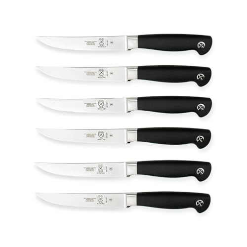 Mercer Culinary Genesis Steak Knife Set | Serrated,High Carbon,5-Inch - style: Serrated