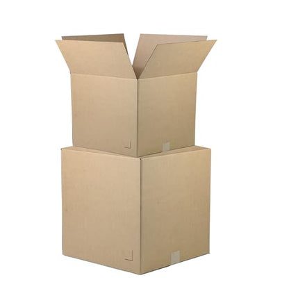 The Boxery 6"x4"x4" Corrugated Cardboard Boxes 25-Pack - size: 6 x 4 x 4"