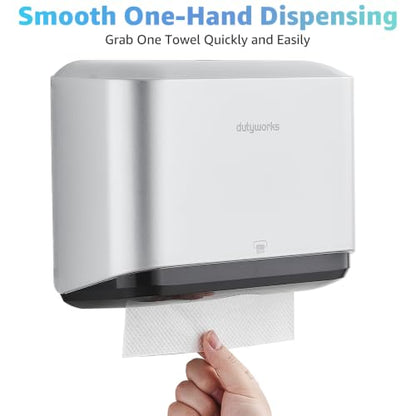 Multifold Paper Towel Dispenser Wall Mount, Silver - color: 5859-silver