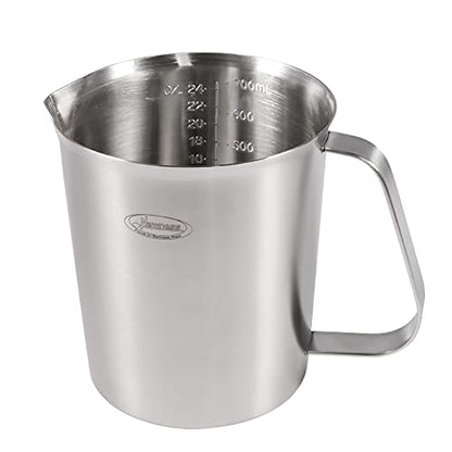 Newness 3 Cup Stainless Steel Measuring Cup, Metal Measure Cup, 24 Oz, 0.7L - size: 24 OZ (3 Cup, 700 ML)