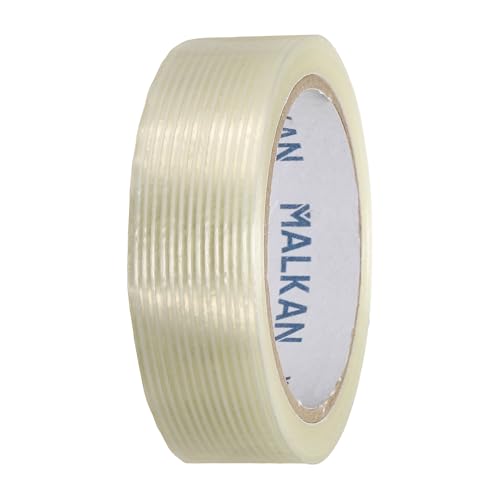 uxcell Filament Strapping Tape 1 3/16" x 21.9 Yards 5.9 Mil Heavy Duty Tape - size: 1 3/16 Inch x 21.9 Yards 5.9 Mil