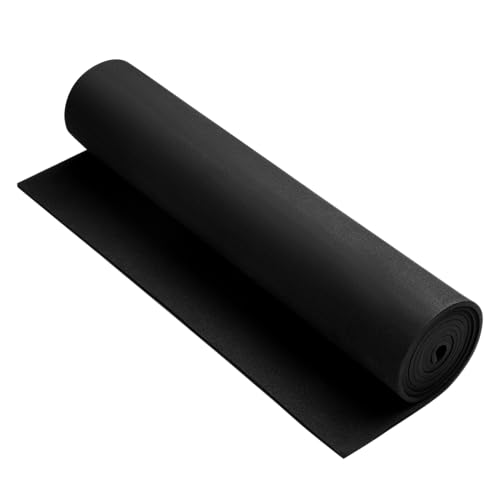 AMZQNART 2mm EVA Foam Sheets Rolls for Crafts Black Cosplay Foam 16x29.5in - color: 16×29.5in Black, size: 2mm-Thick