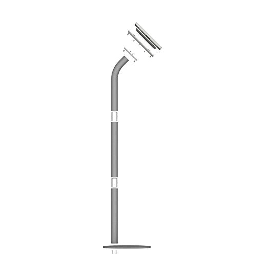 VidaMount Light Grey Enclosure and Floor Stand [Bundle] Compatible with iPad 2/3/4 - color: Light Grey, size: iPad 2/3/4