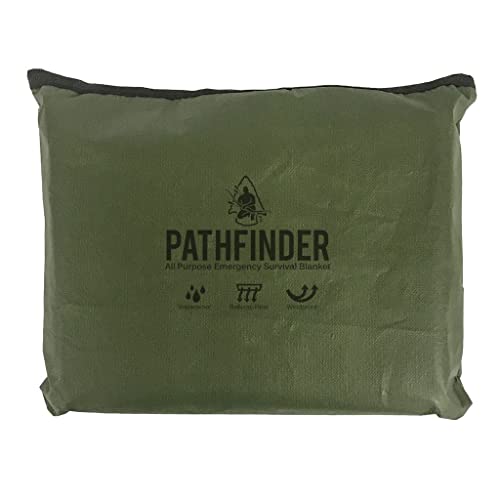 The Pathfinder School All Purpose Emergency Survival Blanket (OD Green) - color: Od Green