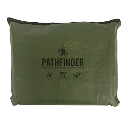 The Pathfinder School All Purpose Emergency Survival Blanket (OD Green) - color: Od Green