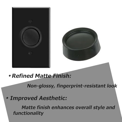 26115-E Round Fan Control Light Dimmer Switch Knob,1/4 inch Dia D Shaped Shaft,Black(2 PCS) - color: Black 2