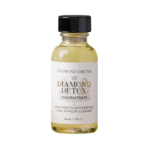 Diamond Drunk Concentrate Refill - Non-Toxic, Fine Jewelry Cleaner for Diamond, Gold, & Platinum Rings & More - 2 Months Supply of Safe, Sustainable Cleaner to Restore Shine - color: Lemon Drop