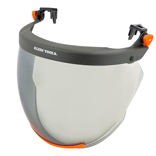 KLEIN TOOLS 03600 Arc Flash Face Shield, Full Brim - size: Full Brim Arc Flash