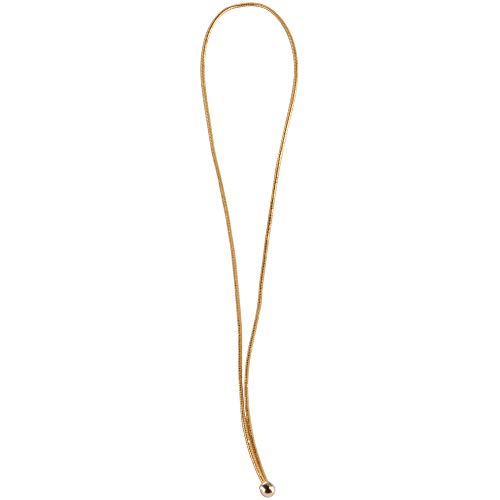 Elastic Menu Band Cord for Restaurant Cafe Menu and Vine List Cover 8 1/4 Inch (Gold, 25) - color: Gold