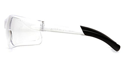 Pyramex Ztek Safety Glasses ANSI Z87+ - color: Clear Lens/ Clear Frame With Dp1000 Earplugs, size: One Size (Single)