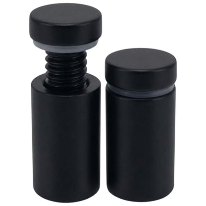 Lantee 12pcs Black Sign Standoff Screws, Stainless Steel Wall Mount Standoff Holders, Heavy Duty for 1/2" Thick Acrylic/Glass 5/8" x 1-1/8"(16x30mm) - color: Black, size: 5/8" x 1-1/8" / 16 x 30mm