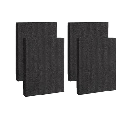 4‑Pack Black Polyethylene Foam Sheets, 12 x 16 x 0.5 Inch Protective Tool Padding