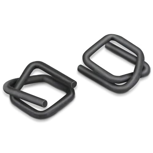 Heavy Duty Phosphate Wire Buckles for 1/2" Width Cord Strapping (Pack of 50)-Wire Buckles with Phosphate Coating - size: 1/2" Phosphate, style: 50 Pack