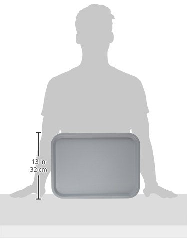 Winco Fast Food Tray, 12 by 16-Inch, Gray,Medium - color: Gray, size: 12" x 16"