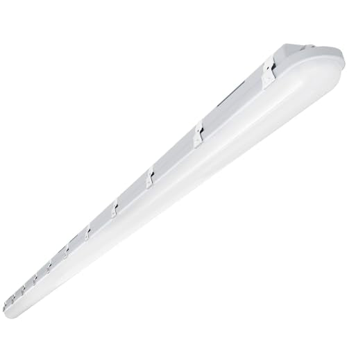 JTT 8FT LED Vapor Tight Light 120/100/80W Options, 0-10V Dimmable - 1Pack - size: 8FT (1-Pack)