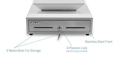 Cash Register Drawer 13 in, White