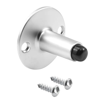 Prime-Line 656-9492 Door Stop, 2 In. Projection, Cast Stainless Steel, Satin Finish (Single Pack)