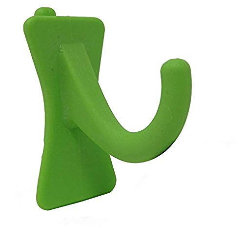 PegPro® J Hooks Kit for Standard “Wood Fiber” pegboard – Durable Plastic Pegboard Hooks - for Garage, Kitchen, Craft Room, and More (J Hook - 24 Pack, Kiwi) - color: Kiwi, size: J Hook - 24 Count