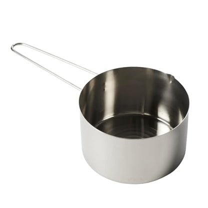 American METALCRAFT, Inc. MCW200 2-Cup Stainless Steel Measuring Cup with Wire Loop Handle, Silver - size: 2-Cup