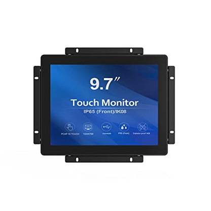 GreenTouch 9.7 Inch Open Frame 1024x768 PCAP Touch Screen Monitor, Embedded Touch LCD Display for Industrial - size: 9.7 in