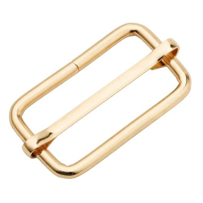 DEVPSISR Metal Buckles Adjustable Slide for Purse Bag Hardware Making Supplies Backpack replacement Hardware Pin Strap Buckle - color: 1-1/2" Gold 20pack, size: 1-1/2"