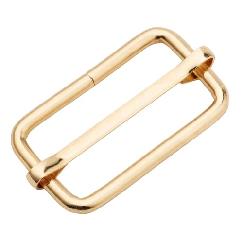 DEVPSISR Metal Buckles Adjustable Slide for Purse Bag Hardware Making Supplies Backpack replacement Hardware Pin Strap Buckle - color: 1-1/2" Gold 20pack, size: 1-1/2"