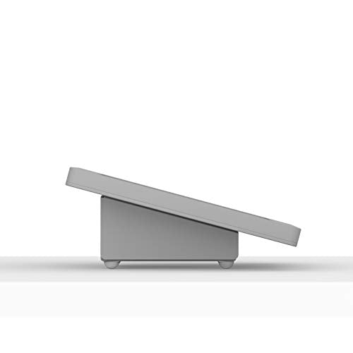 VidaMount Light Grey Enclosure and Fixed Tilted 15° Desk/Surface Mount [Bundle] Compatible with iPad 2/3/4 - color: Light Grey, size: iPad 2/3/4