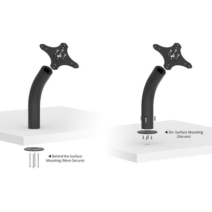 VidaMount Black Enclosure and Fixed Neck Wall/Table Surface Mount [Bundle] Compatible with iPad Pro 10.5" & Air 3rd Gen - color: Black, size: iPad Pro 10.5" & Air (3rd Gen)