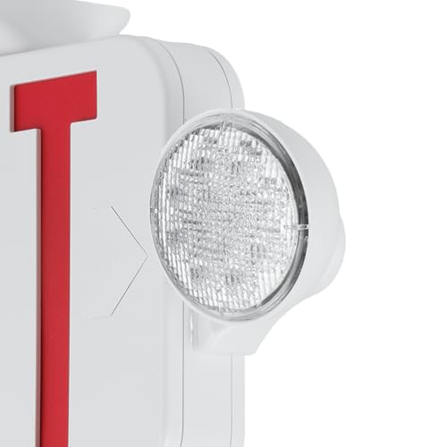 Progress Lighting LED Exit Emergency Light, White