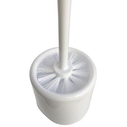 Sparta Toilet Bowl Brush with Caddy, 16 Inch, White