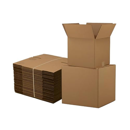 The Boxery 3"x3"x3" Corrugated Cardboard Boxes 100-Pack - size: 3 x 3 x 3"