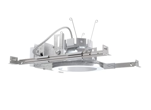 Lithonia Lighting LDN 6in. New Construction Downlight, Non-IC LED Housing, 2000LM, 3500K, 10% 0-10V Dimming