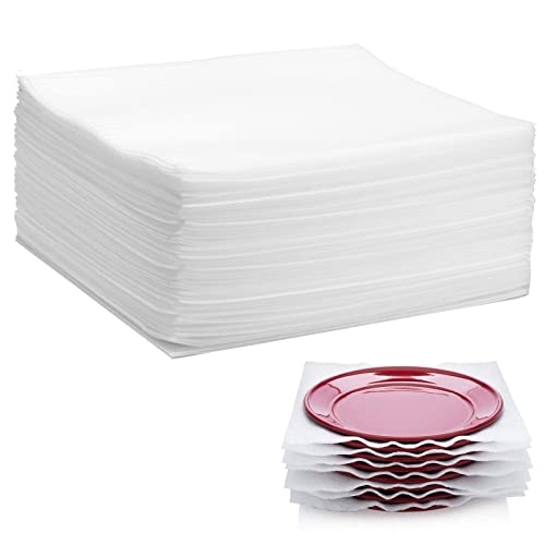 12”x12” Foam Wrap Sheets for Packing Moving Supplies, Cushion Foam Wrap Packing Foam for Dishes, China, Glassware 50 Pack - color: white-1