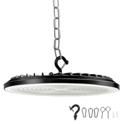 UFO LED High Bay Light 175W, 6500K Cool White Daylight LED Shop Light for Garage, Warehouse, Ceiling, Workshop, Factory, Barn, Utility & Commercial Overhead Lighting Fixture - size: 175W 6500K-1 Pack