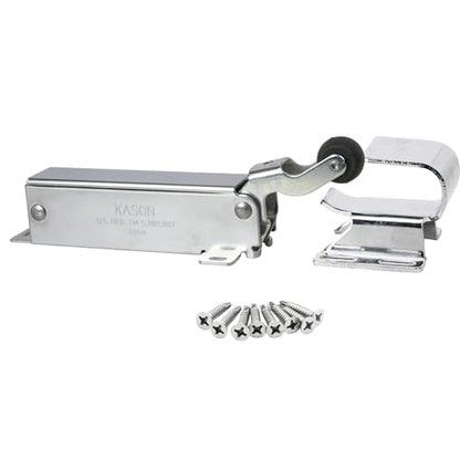 Awoco 1094 Hydraulic Door Closer, Exposed Mounting with 1094-X26 Adjustable Wide Hook (Flush to 3/4” Offset) for Walk-in Coolers/Freezers by Kason - style: Exposed closer with Flush to 3/4" Hook