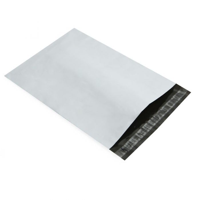 Large Poly Bags for Shipping [100 Pack] Water Resistant Self Sealing Package Mailing Envelopes #4 (10" x 13") - size: #4 [10"x13"]