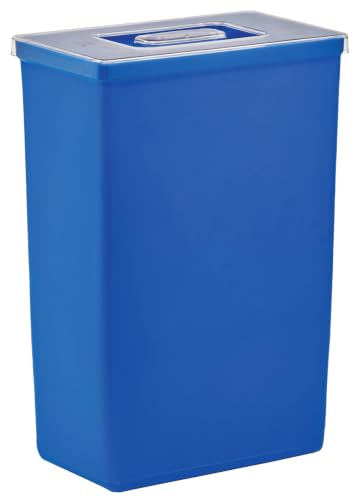Kratos Steel Ingredient Bin Cart with Blue/White/Yellow Bins and 3 Lids - size: 1 Cart, 3 Bins, 3 Lids