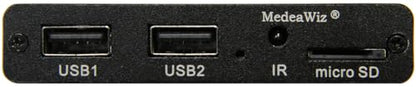 MedeaWiz® DV-S4 Sprite® Looping 4K Media Player – Seamless Audio Video Auto Repeater 2160p 60Hz HDMI, NTSC and PAL Outputs – Trigger Input and Serial Control