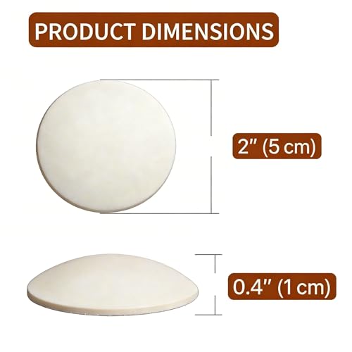 Door Stoppers for Wall, Silicone Door Knob Wall Protector, 2" Round White - size: 6Pcs, Round, White